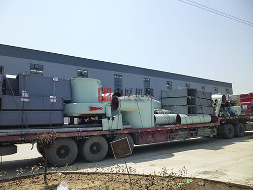 內蒙鄂爾多斯大型5R4119雷蒙磨粉機生產線設備發(fā)貨